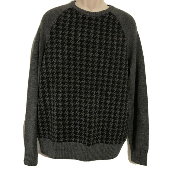Urban Pipeline Gray Black Sweater Long Sleeve Crewneck Cotton Blend Size XXL NWT - Picture 1 of 5
